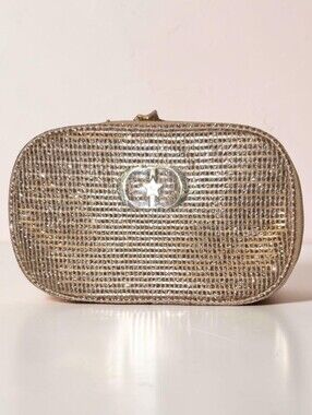 CD 2025 Holiday Cosmetic Bag Vanity Travel Case Zipper New